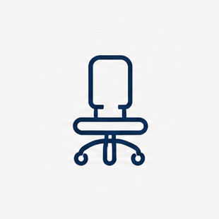 Office chair icon